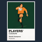 David Campese Rugby Union Icon Frame Men's T-Shirt – image 8