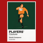 David Campese Rugby Union Icon Frame Men's Hoodie – image 7