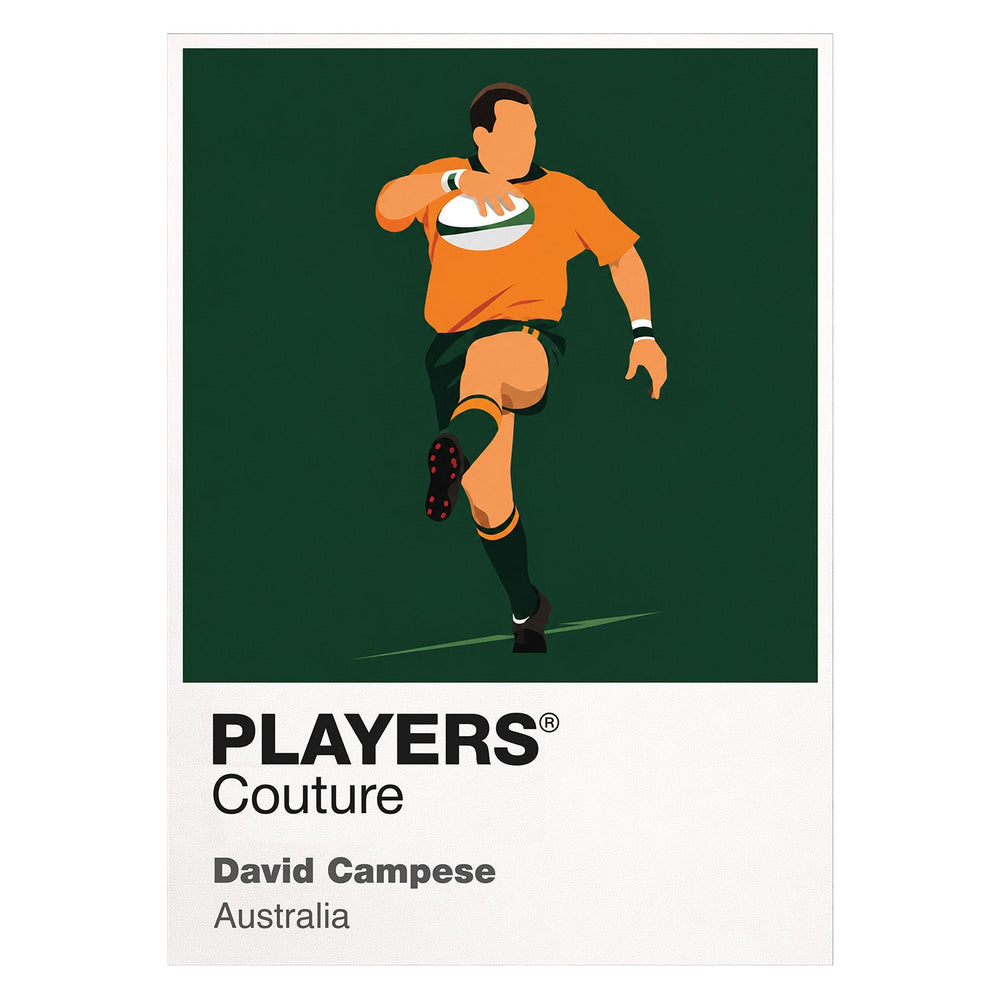 David Campese Rugby Union Icon Frame Men's Hoodie – image 8