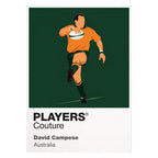 David Campese Rugby Union Icon Frame Men's Hoodie – image 8