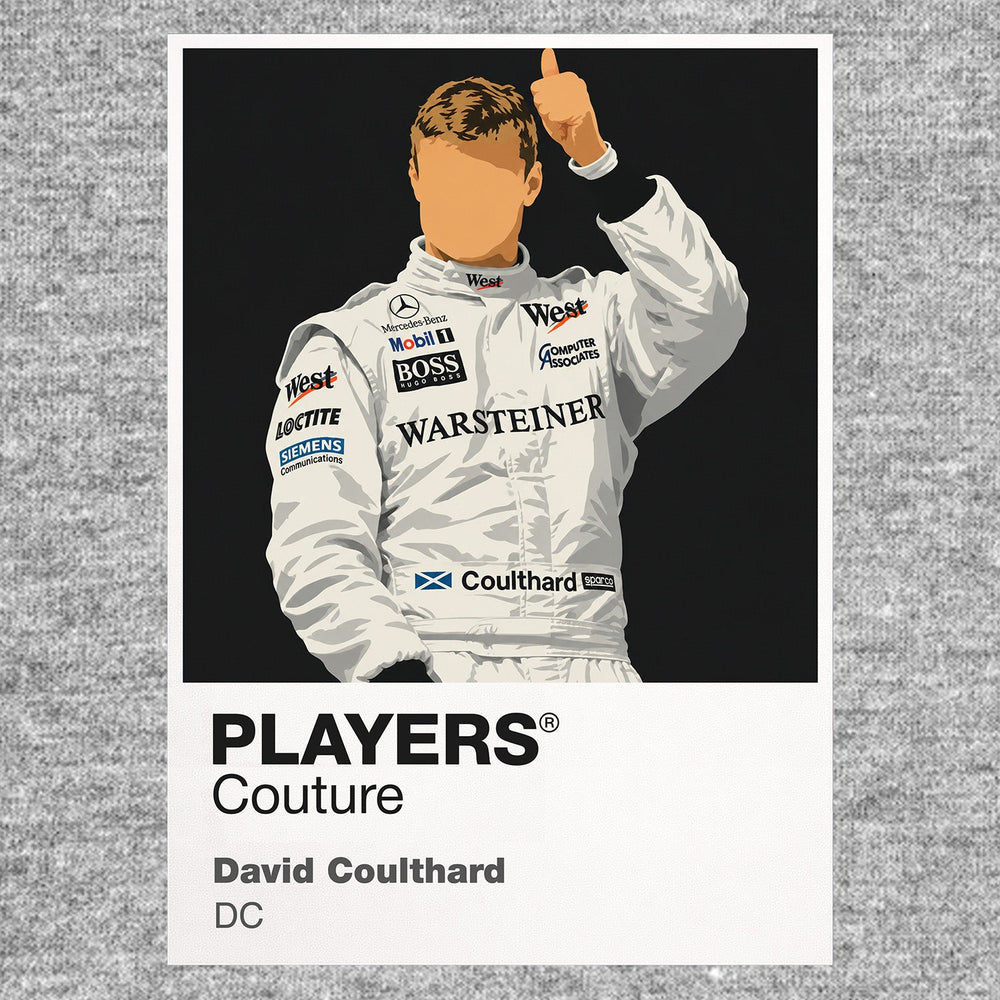 David Coulthard Formula 1 T-shirt – grey view