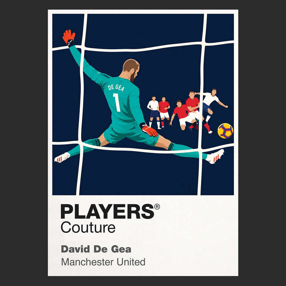David de Gea Manchester United Icon Frame artwork in black