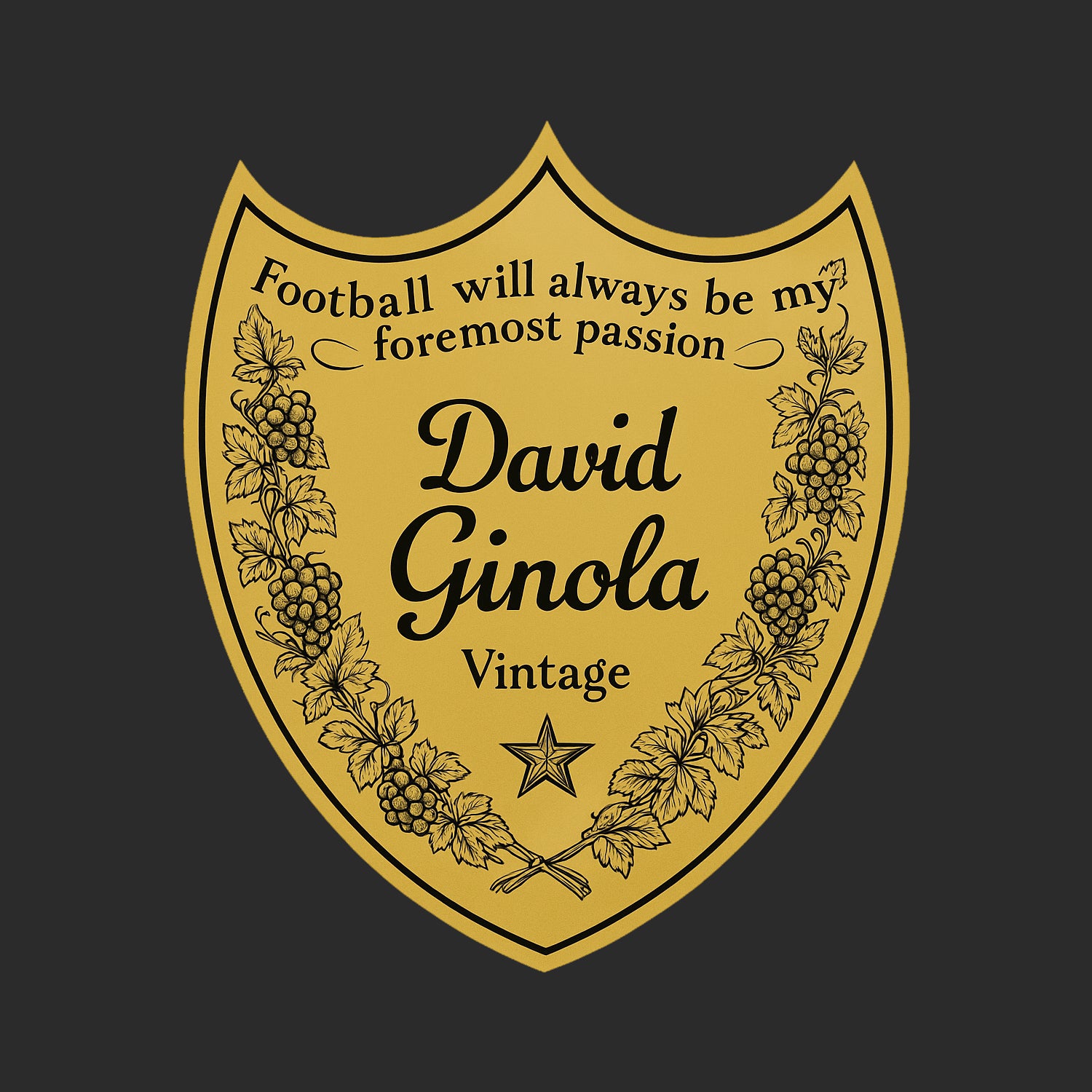 David Ginola Logo Players Couture Men's Casual Hoodie