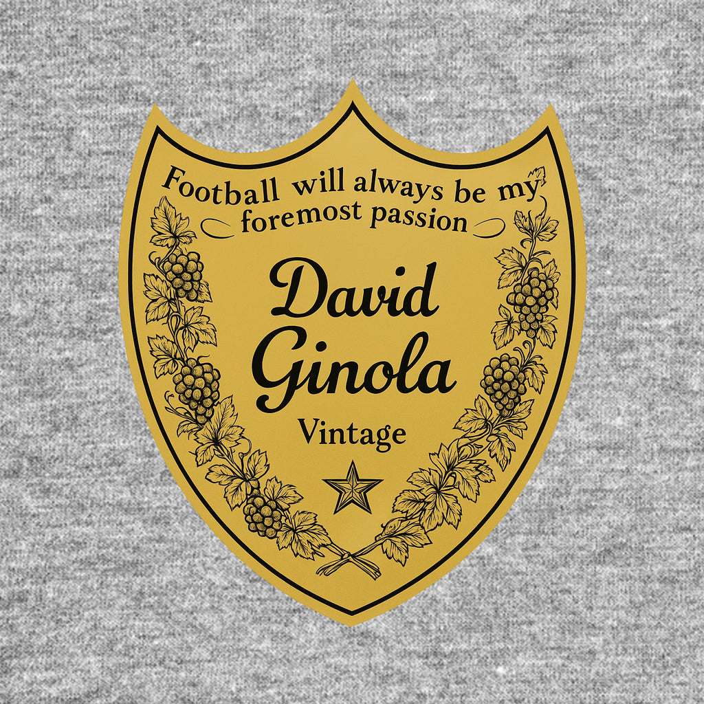 David Ginola Logo Players Couture Men's Casual Hoodie