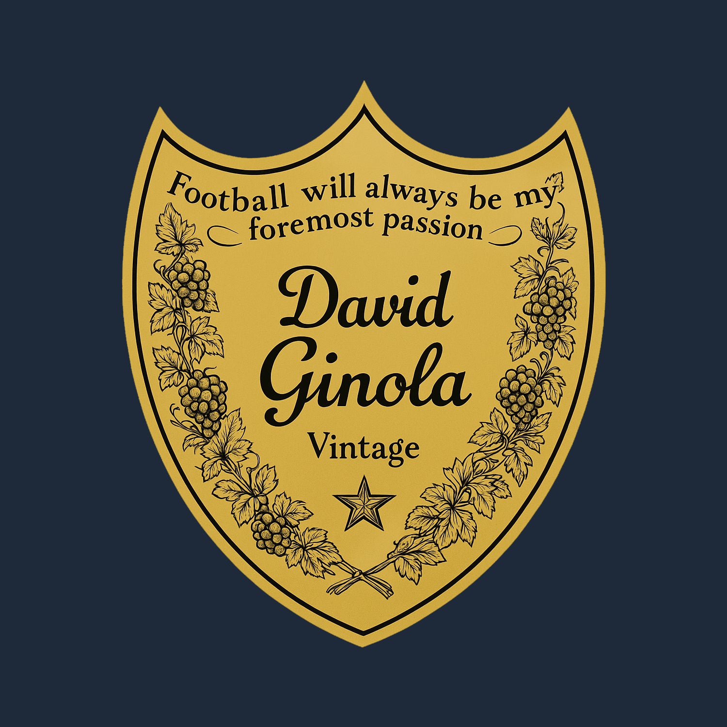 David Ginola Logo Players Couture Men's Casual Hoodie