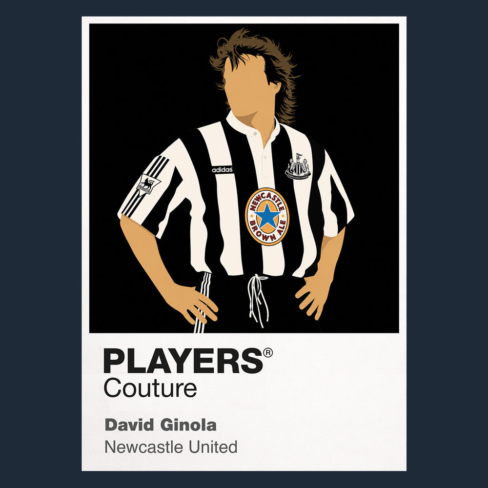 David Ginola Newcastle United Icon Frame Men's T-Shirt