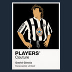 David Ginola Newcastle United Icon Frame Men's T-Shirt