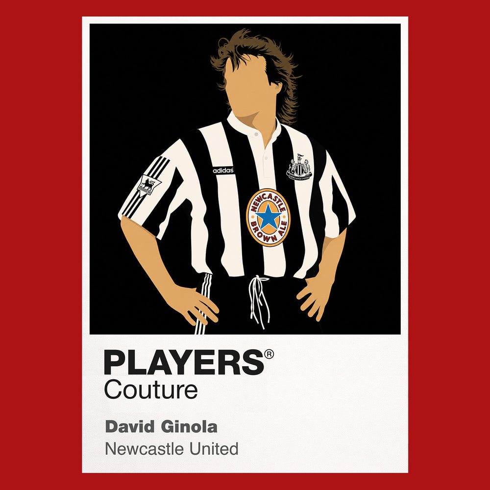 David Ginola Newcastle United Icon Frame Men's T-Shirt