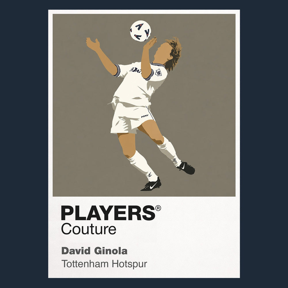 David Ginola Spurs Men's T-Shirt - Navy