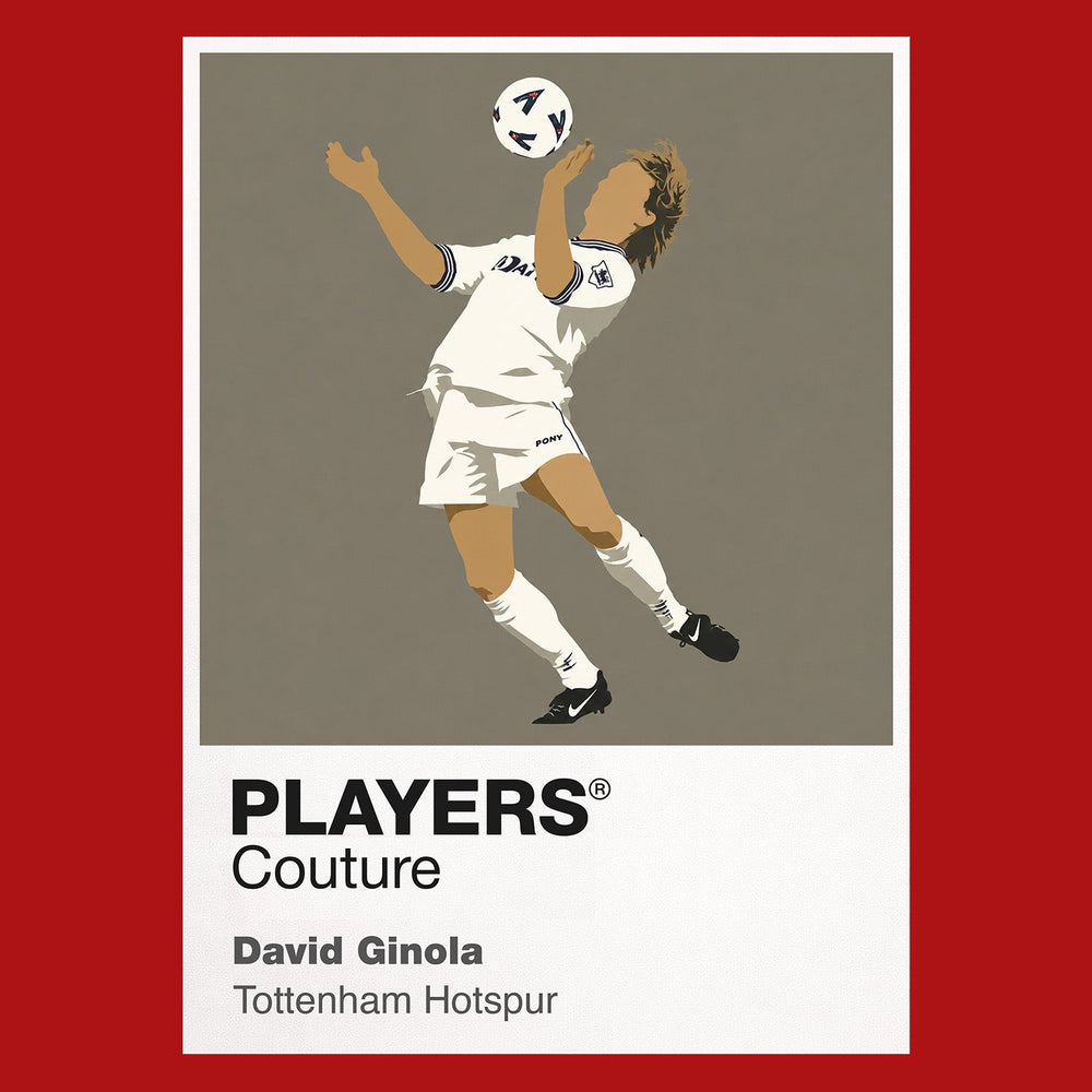 David Ginola Spurs Men's T-Shirt - Red