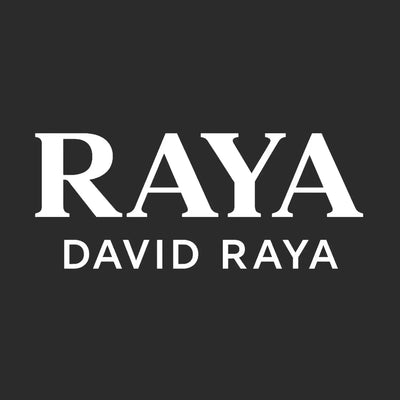 David Raya Logo Men's T-Shirt – black close-up detail shot of the David Raya Players Couture logo design