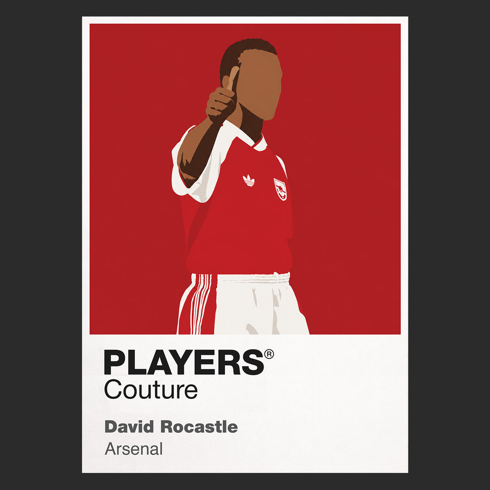 David Rocastle Arsenal Icon Frame — Black