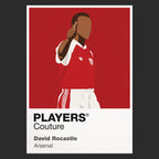 David Rocastle Arsenal Icon Frame — Black
