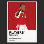 David Rocastle Arsenal Icon Frame — Black