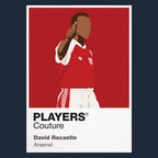 David Rocastle Arsenal Icon Frame — Navy