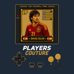 David Silva 1P 8-Bit t-shirt retro gaming design by Players Couture