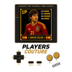 David Silva 1P 8-Bit t-shirt retro gaming design by Players Couture