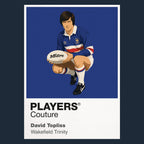 David Topliss Wakefield Trinity rugby league T-shirt navy