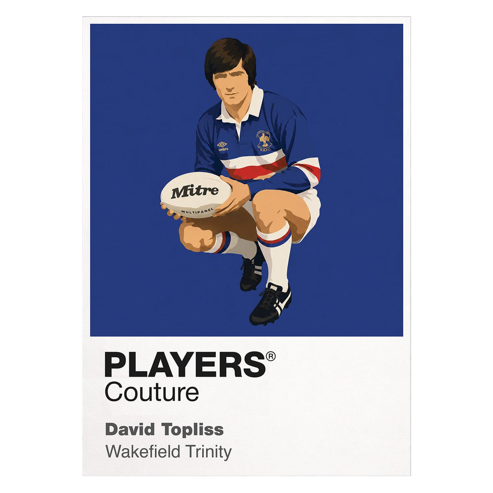 David Topliss Wakefield Trinity rugby league hoodie white