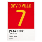 David Villa 7 Football Shirt Frame Men's Hoodie – white close-up detail shot of the David Villa 7 Football Players Couture