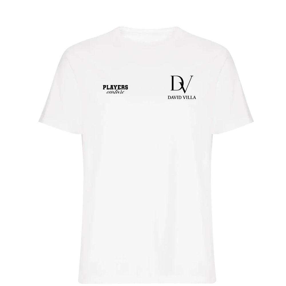 David Villa Logo Players Couture Men's T-Shirt White