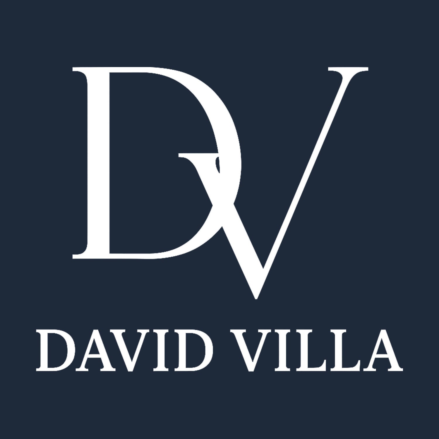 David Villa Logo Players Couture Men's Casual Hoodie