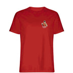 David Villa t-shirt – red men's t-shirt featuring the David Villa Players Couture logo