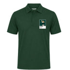 Davis Love III Golf Icon Frame Men's Polo Shirt - Bottle Green