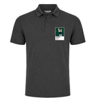 Davis Love III Golf Icon Frame Men's Polo Shirt - Gray