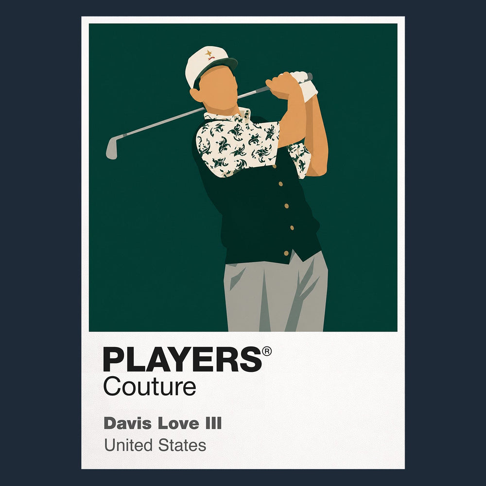 Davis Love III Golf Icon Frame Men's Polo Shirt