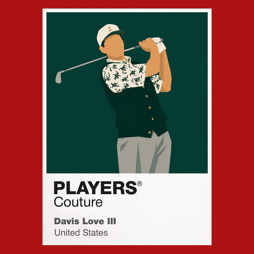 Davis Love III Golf Icon Frame Men's Polo Shirt
