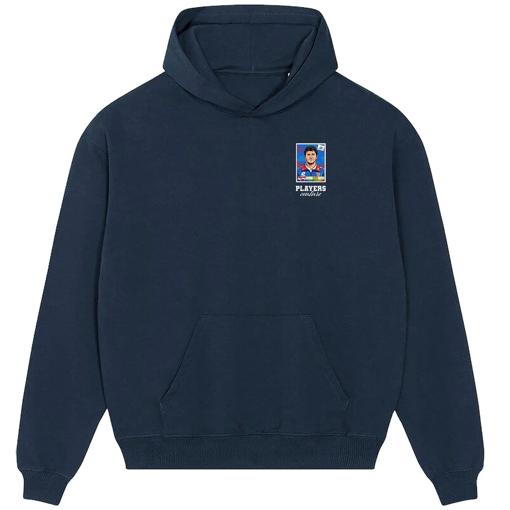 Davor Suker World Cup Sticker Men's Hoodie – davor suker sticker mens navy hoodie Players Couture design