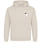 Dawn Run horse racing hoodie – mens stone hoodie view