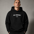 dax-shepard name-print hoodie - black