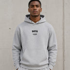 daya name-print hoodie - grey