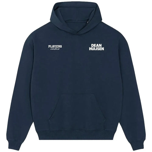 Dean Huijsen hoodie – navy men's hoodie featuring the Dean Huijsen Players Couture logo