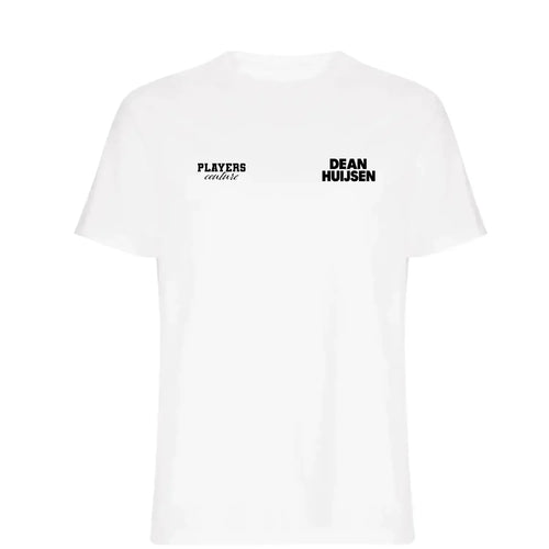 Dean Huijsen t-shirt – white men's t-shirt featuring the Dean Huijsen Players Couture logo