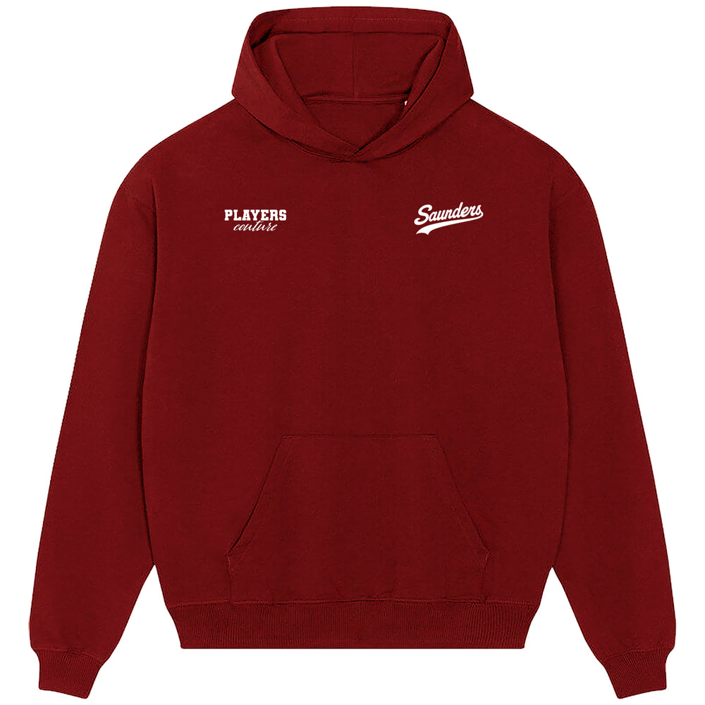 Dean Saunders Logo Players Couture Men's Casual Hoodie Red