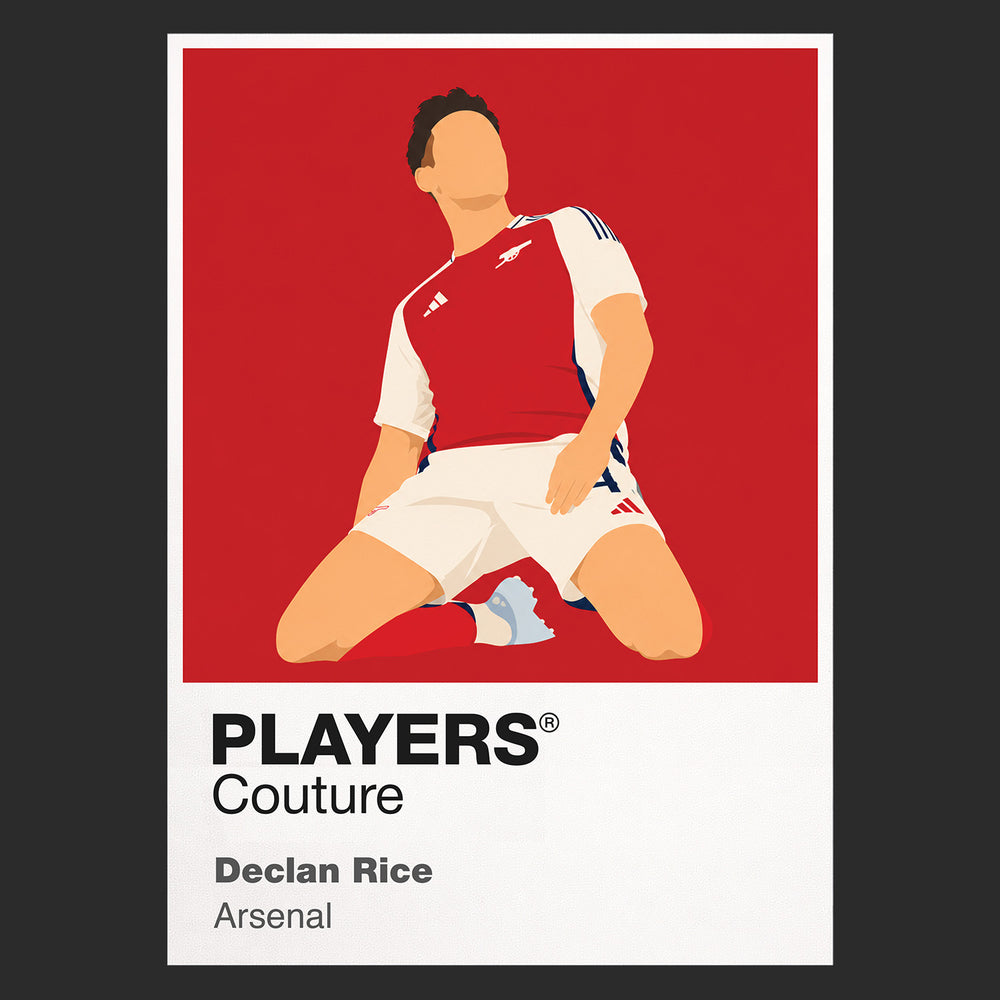 Declan Rice Arsenal Icon Frame — Black
