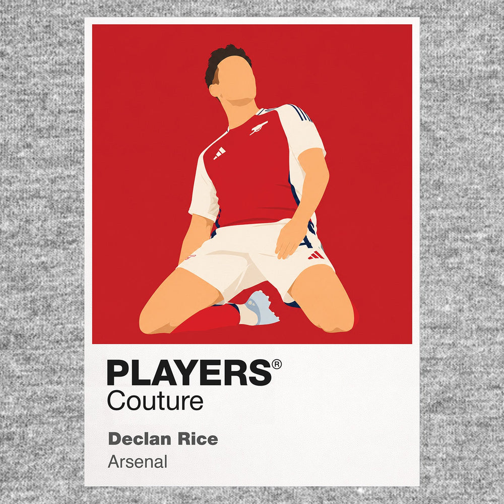 Declan Rice Arsenal Icon Frame Kids Hoodie — Gray Artwork