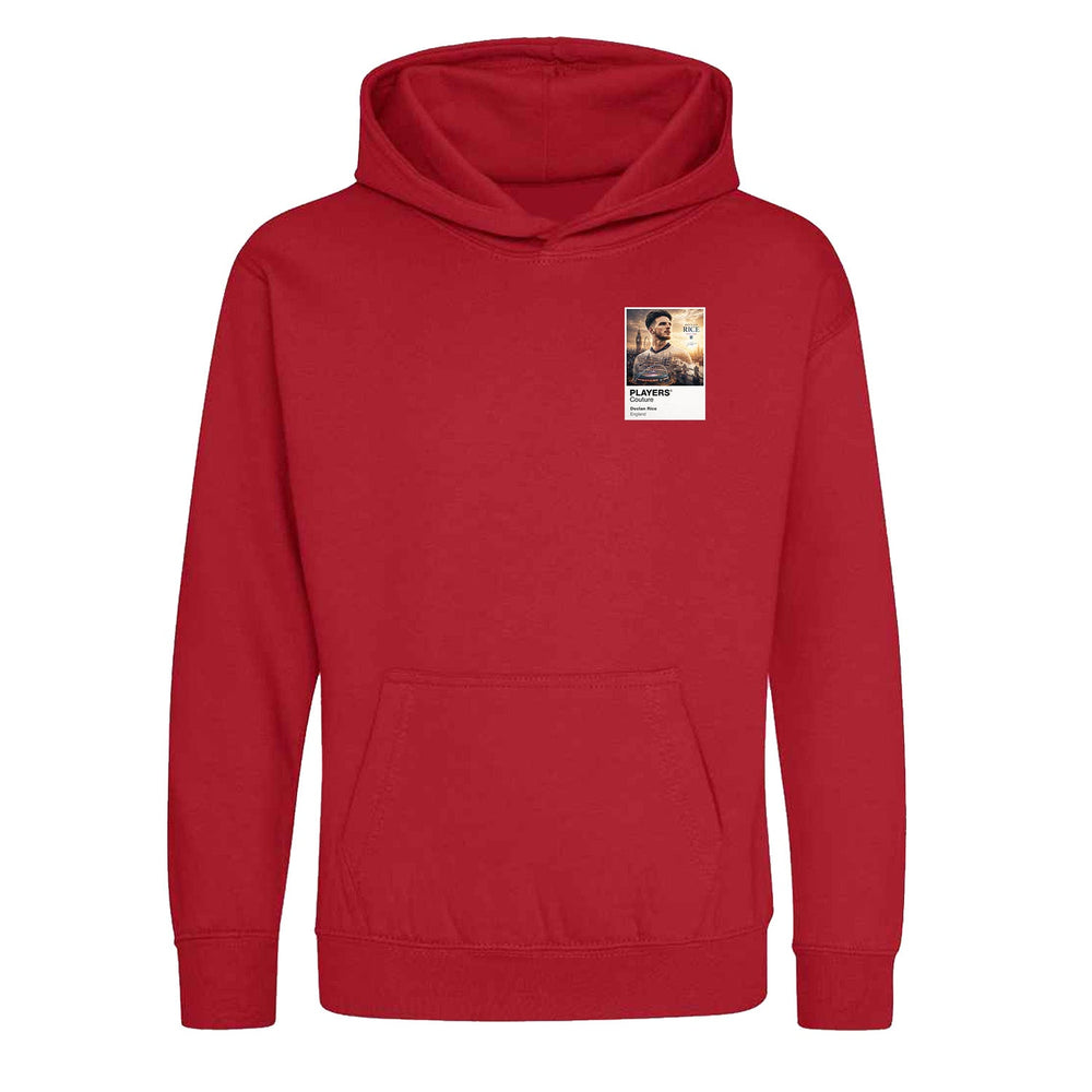 Declan Rice England Atlas Frame White kids hoodie by Players Couture