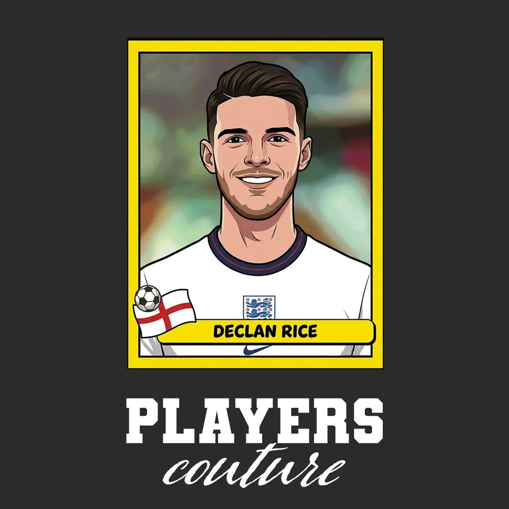 Declan Rice World Cup Sticker Men's Hoodie – declan rice black Players Couture design