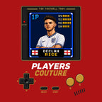 Declan Rice 1P 8-Bit hoodie retro gaming design by Players Couture