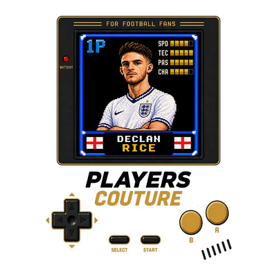 Declan Rice 1P 8-Bit t-shirt retro gaming design by Players Couture