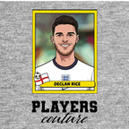 Declan Rice World Cup Sticker Kids T-Shirt – declan rice grey Players Couture design