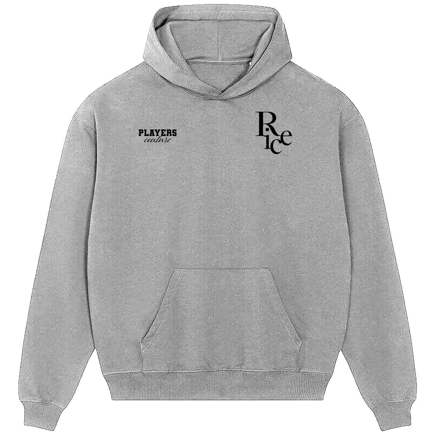 Declan Rice Logo Players Couture Men's Casual Hoodie Gray