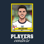 Declan Rice World Cup Sticker Kids Hoodie – declan rice navy Players Couture design