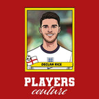Declan Rice World Cup Sticker Kids Hoodie – declan rice red Players Couture design