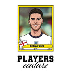 Declan Rice World Cup Sticker Kids T-Shirt – declan rice white Players Couture design