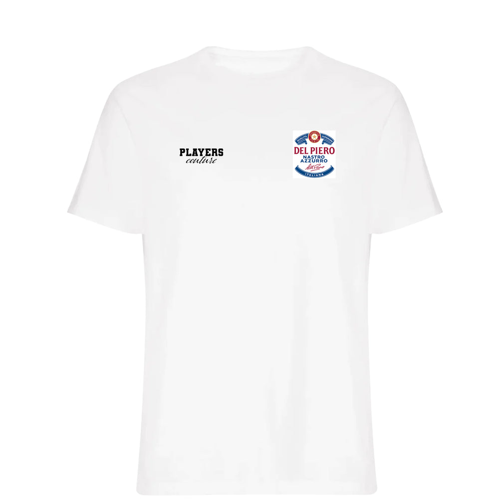 Alessandro Del Piero Logo 2 Players Couture Mens T-Shirt White